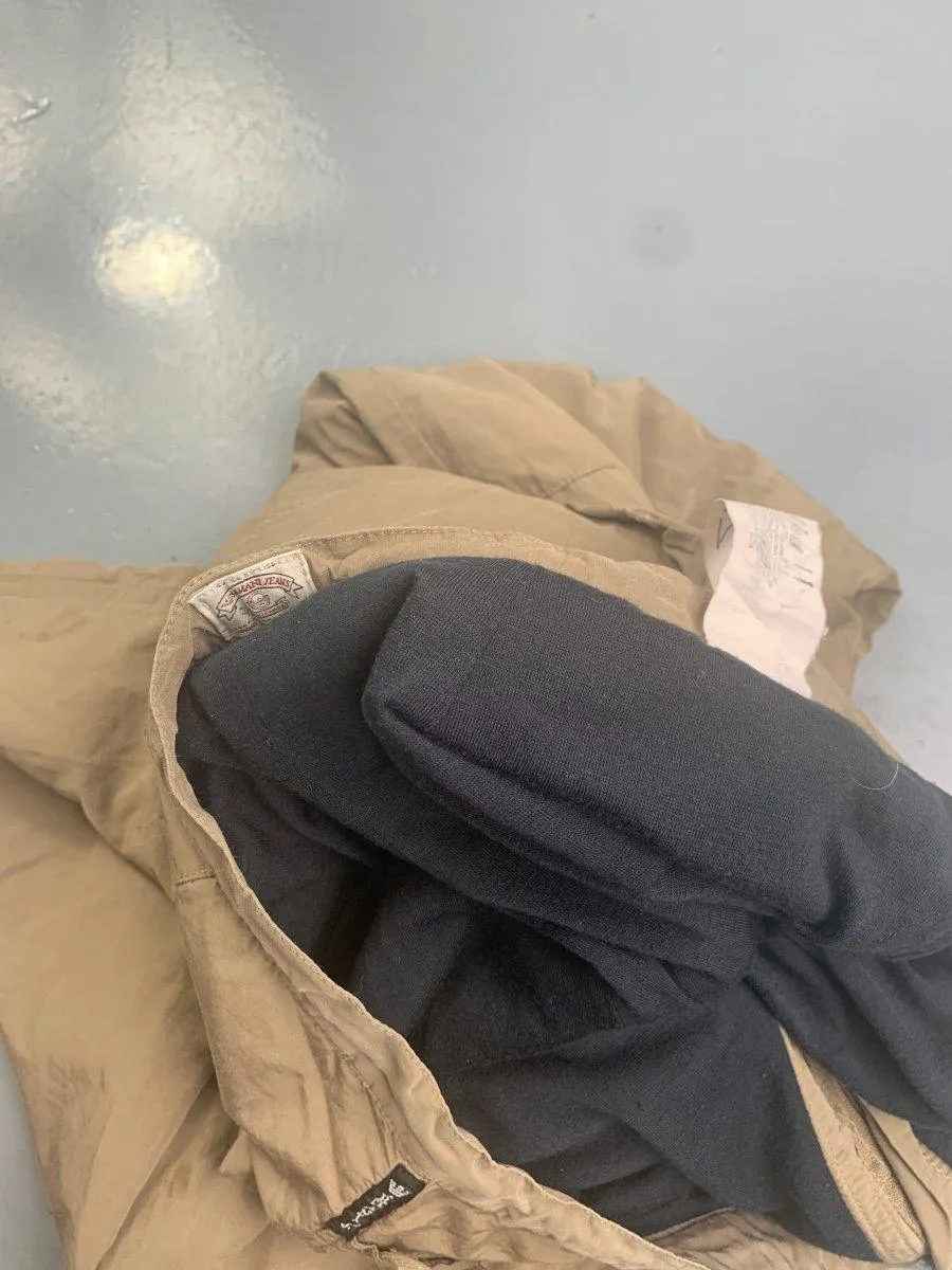 (32) Armani 1990s Darted Knee Utility Cargo Trousers