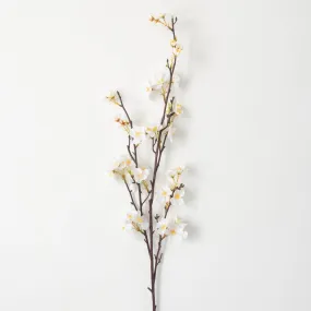 43"H Sullivans Crisp White Blossom Spray, White