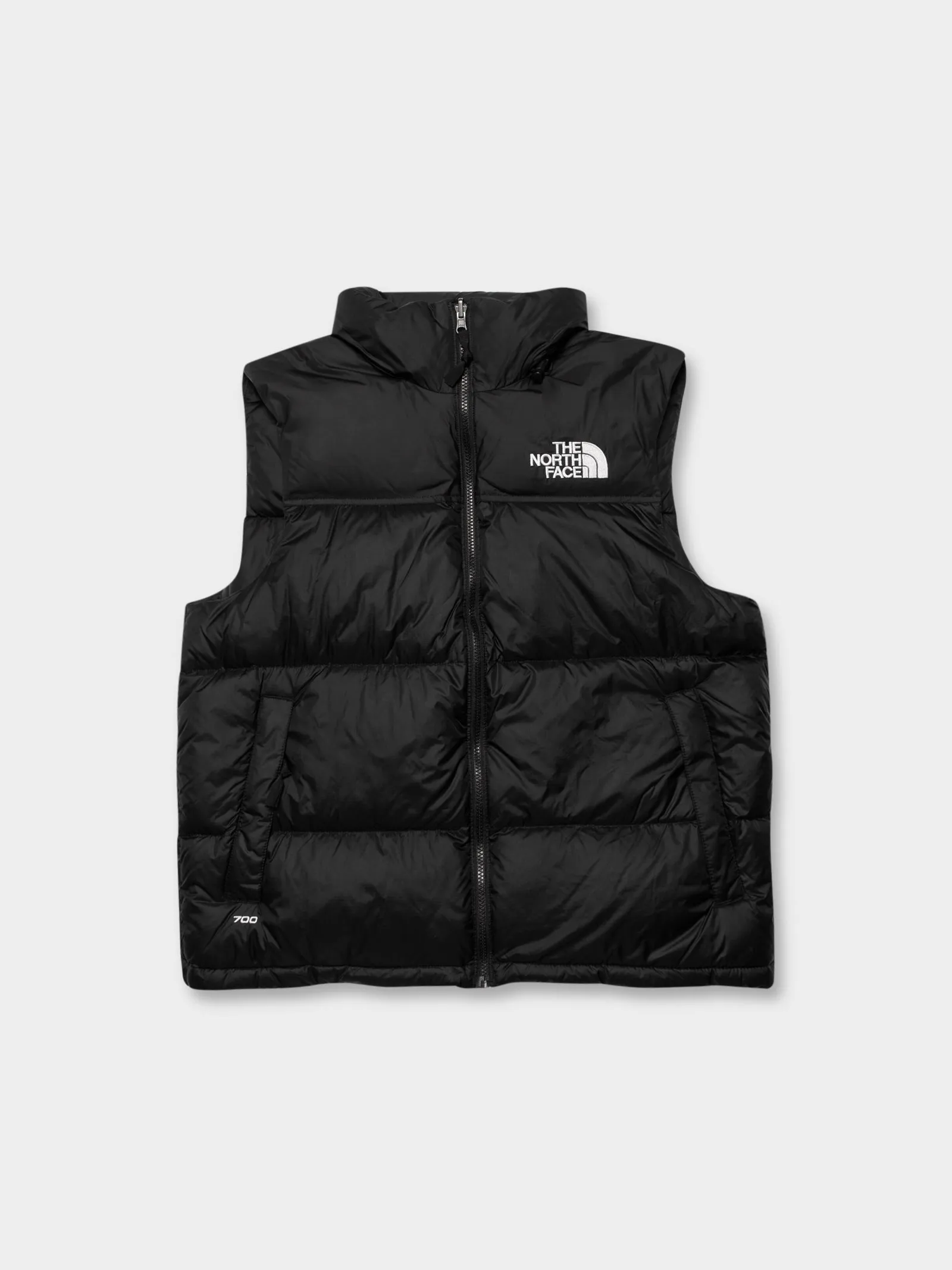 96 Retro Nuptse Vest in Black