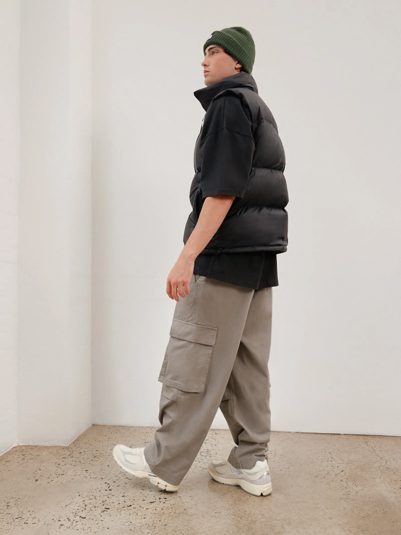 96 Retro Nuptse Vest in Black