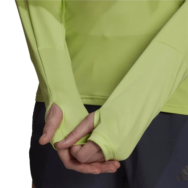 adidas Own The Run 1/2 Zip Top - Womens - Pulse Lime