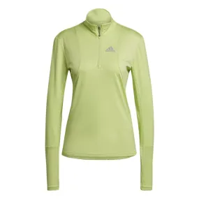 adidas Own The Run 1/2 Zip Top - Womens - Pulse Lime