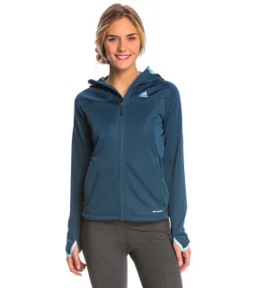 Adidas Women's Hiking/Trekking 1 Sided Fleece Running Hoodie
