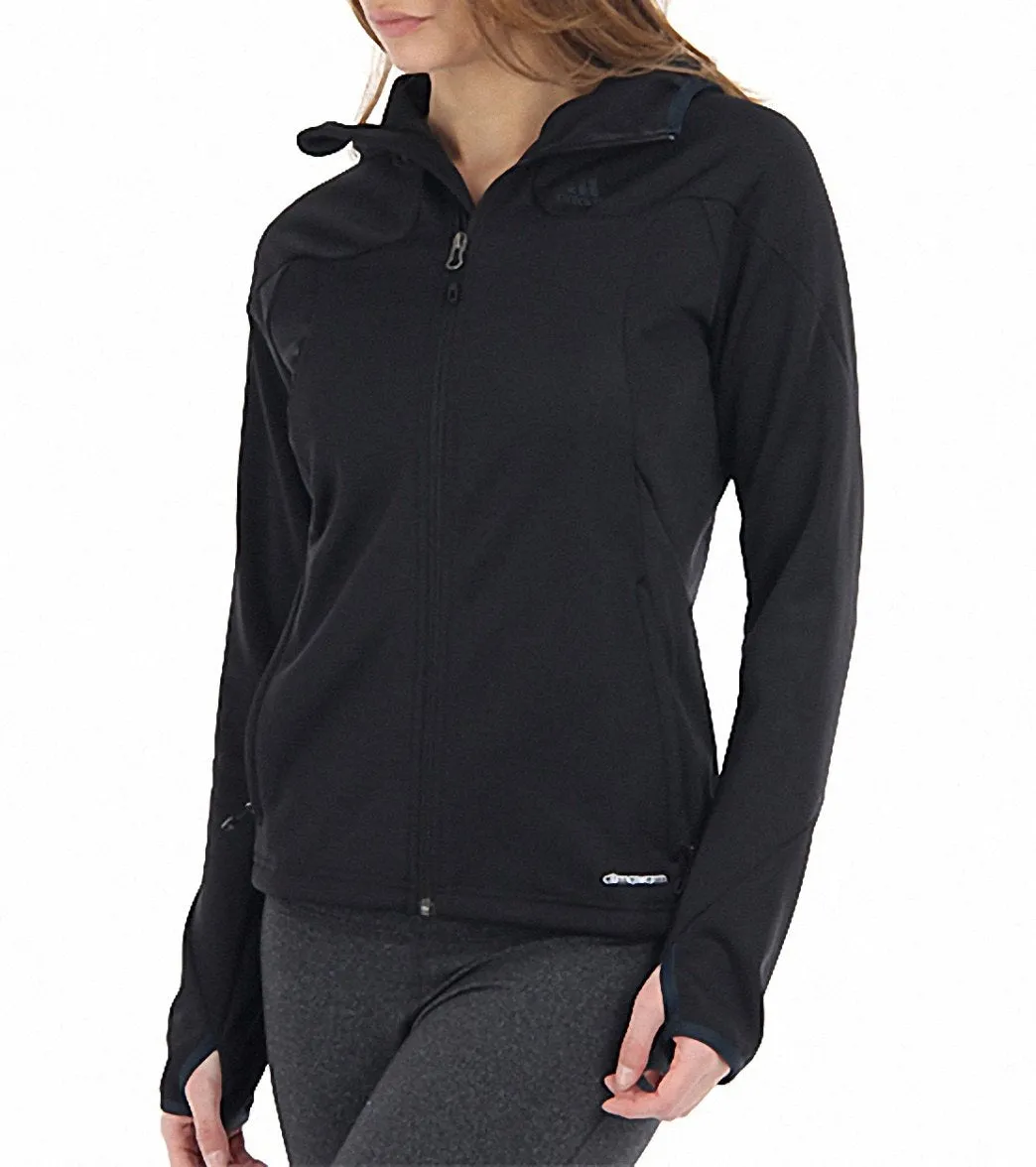 Adidas Women's Hiking/Trekking 1 Sided Fleece Running Hoodie