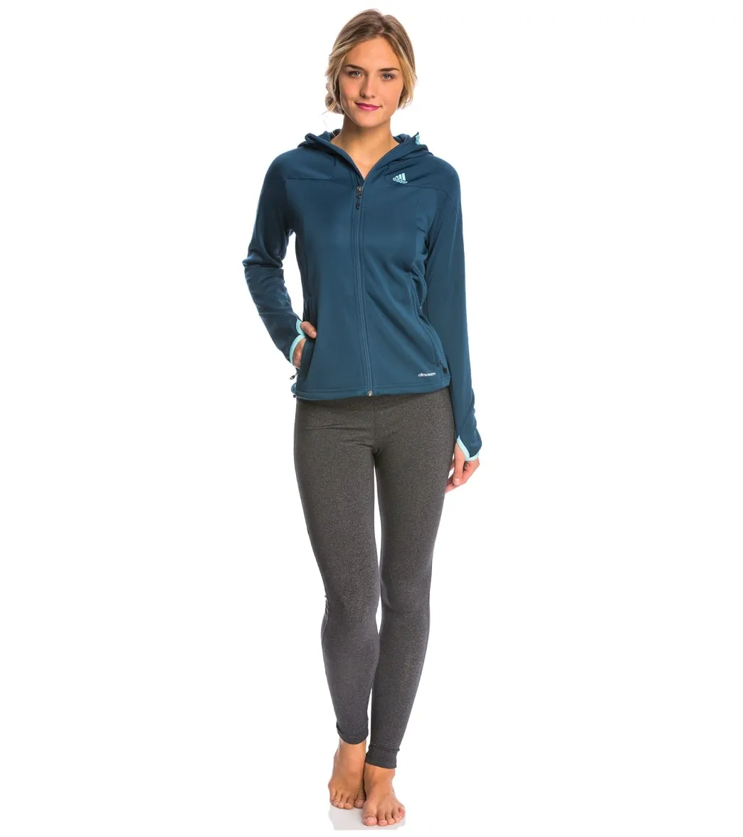 Adidas Women's Hiking/Trekking 1 Sided Fleece Running Hoodie