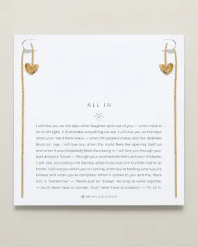 All In Threader Earrings