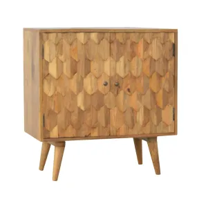Alsvin Pineapple Carved 2 Doors Cabinet
