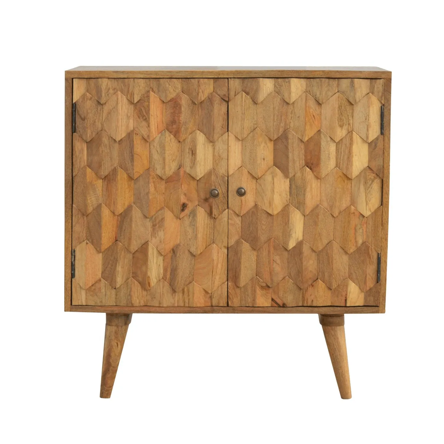 Alsvin Pineapple Carved 2 Doors Cabinet