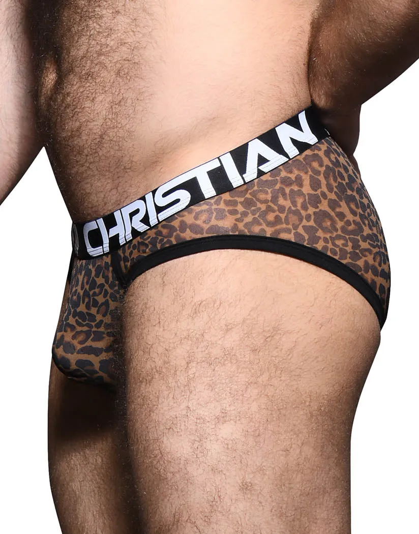 Andrew Christian Leopard Mesh Brief w/ Almost Naked 92230