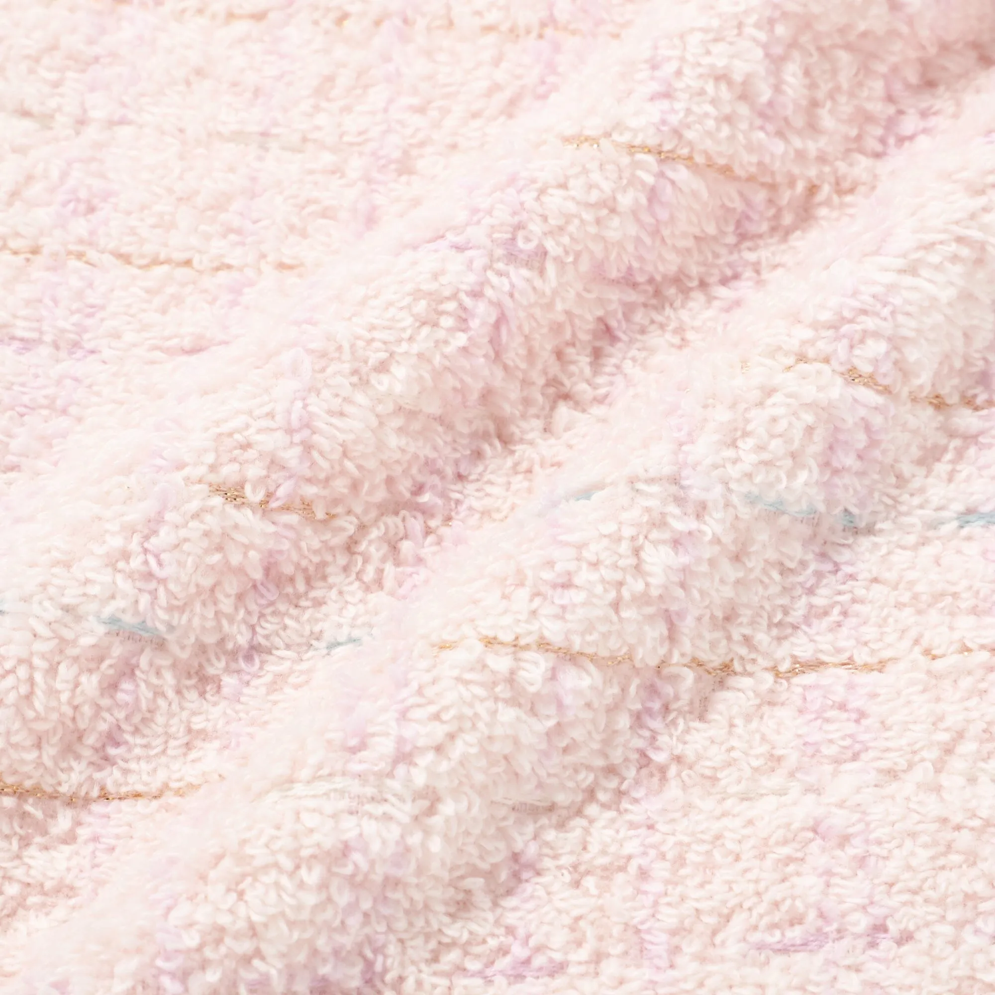 Antibacterial and deodorizing tweed pattern handkerchief towel, pink