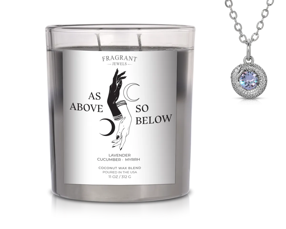 As Above So Below - Jewel Candle
