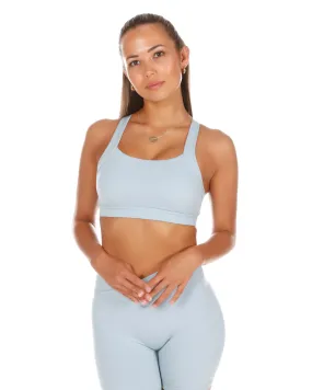 AuraLuxe Bra - Light Blue
