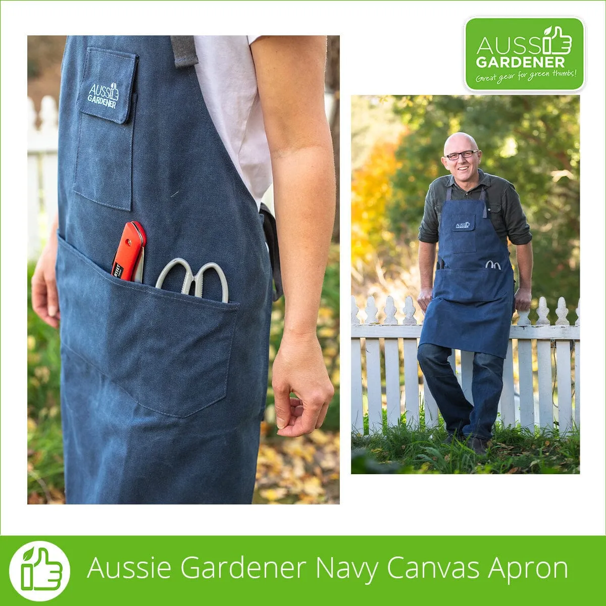 Aussie Gardener Canvas Gardening Apron - Intro Offer