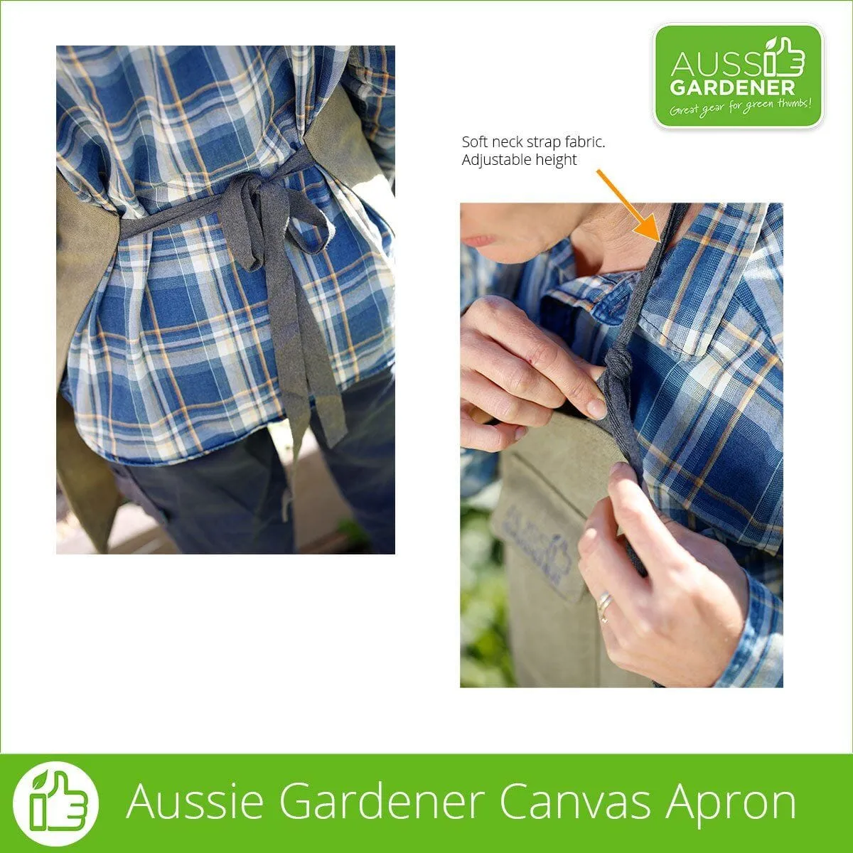 Aussie Gardener Canvas Gardening Apron - Intro Offer