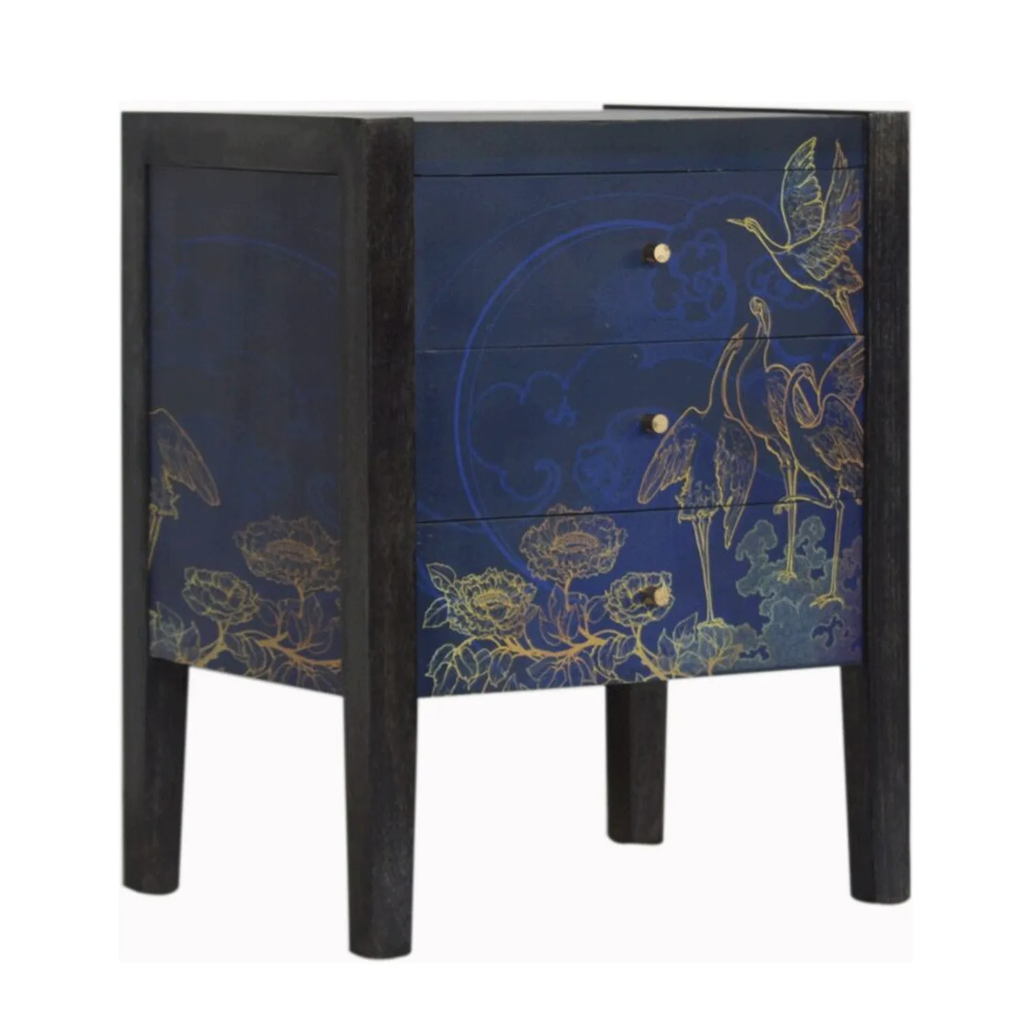 Avanti Solid Wood 3 Drawers Bedside Table