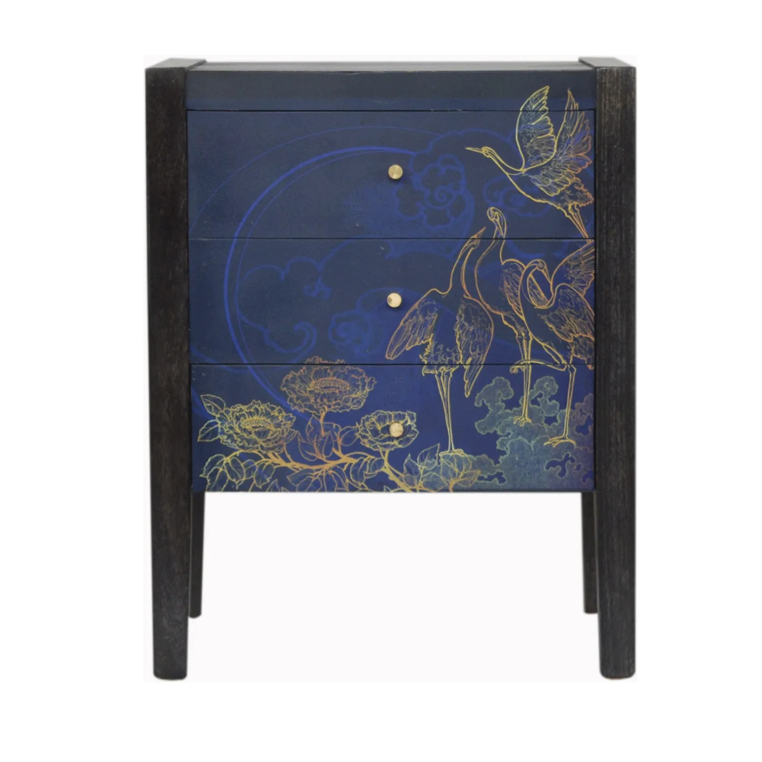 Avanti Solid Wood 3 Drawers Bedside Table