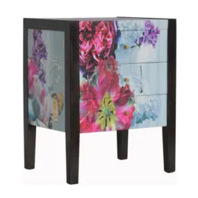 Avanti Solid Wood 3 Drawers Bedside Table