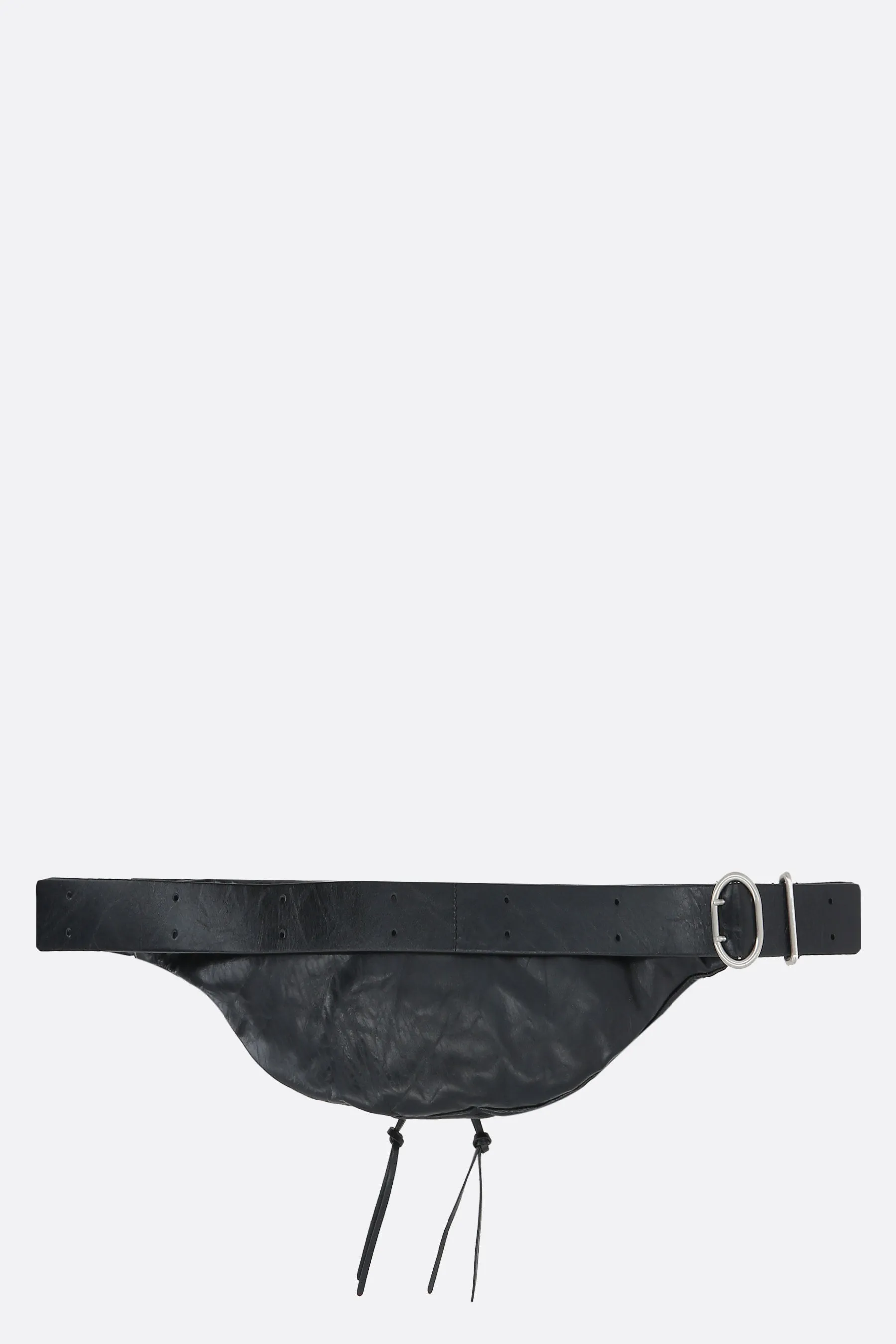 Banana belt bag in Paper-effect leather