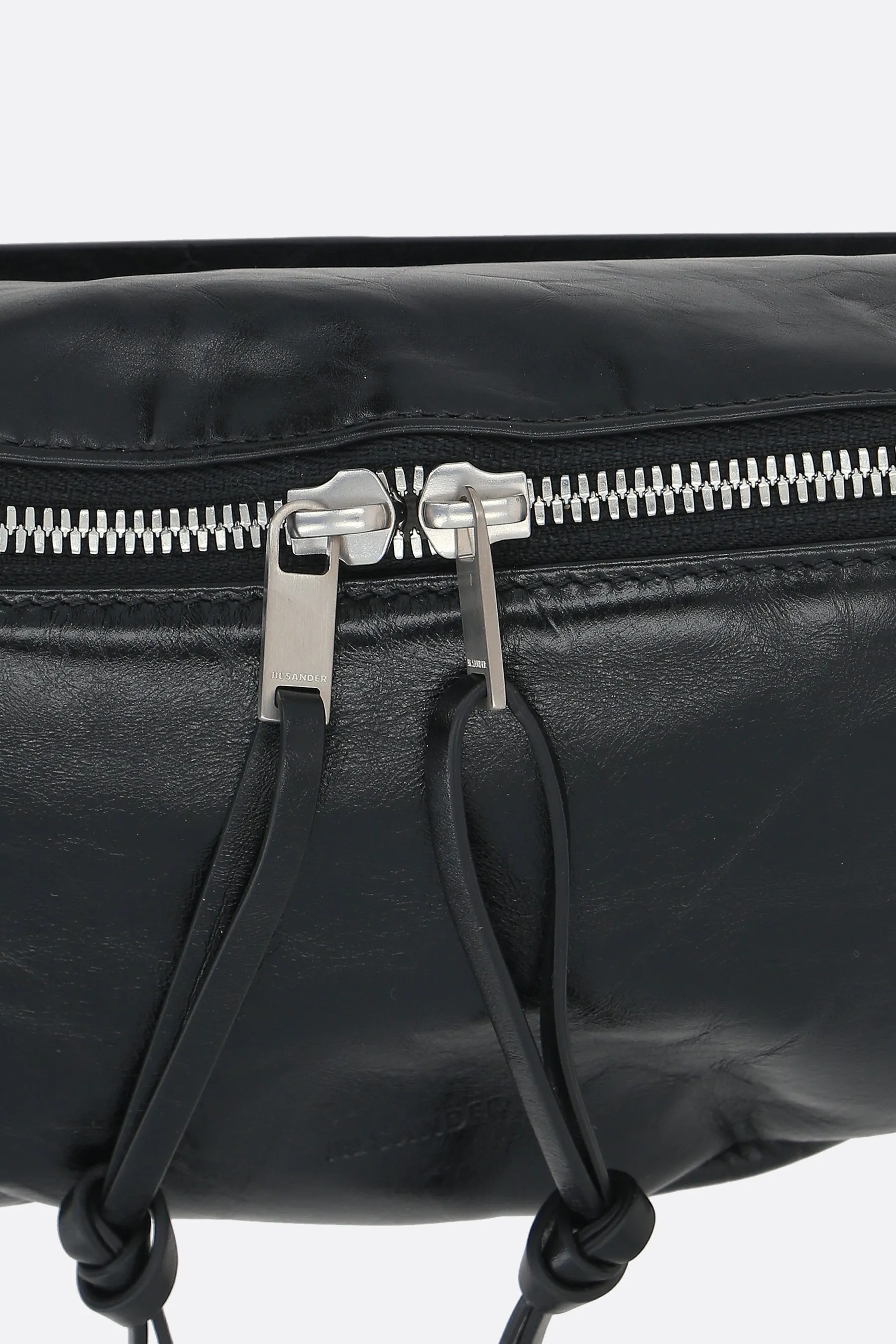 Banana belt bag in Paper-effect leather