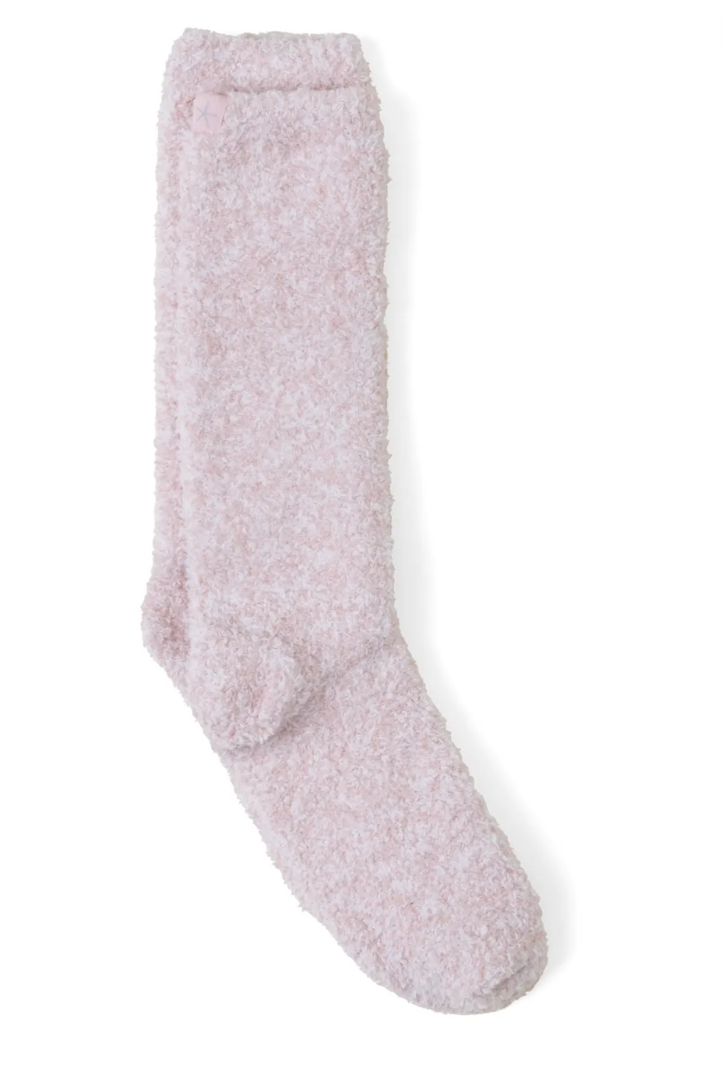 Barefoot Dreams Heathered Socks - Dusty Rose/White