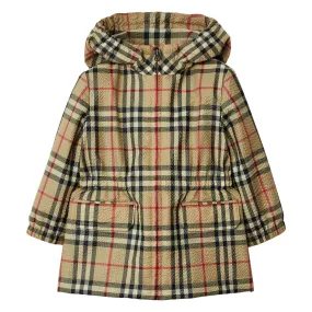 Beige Hooded Jacket