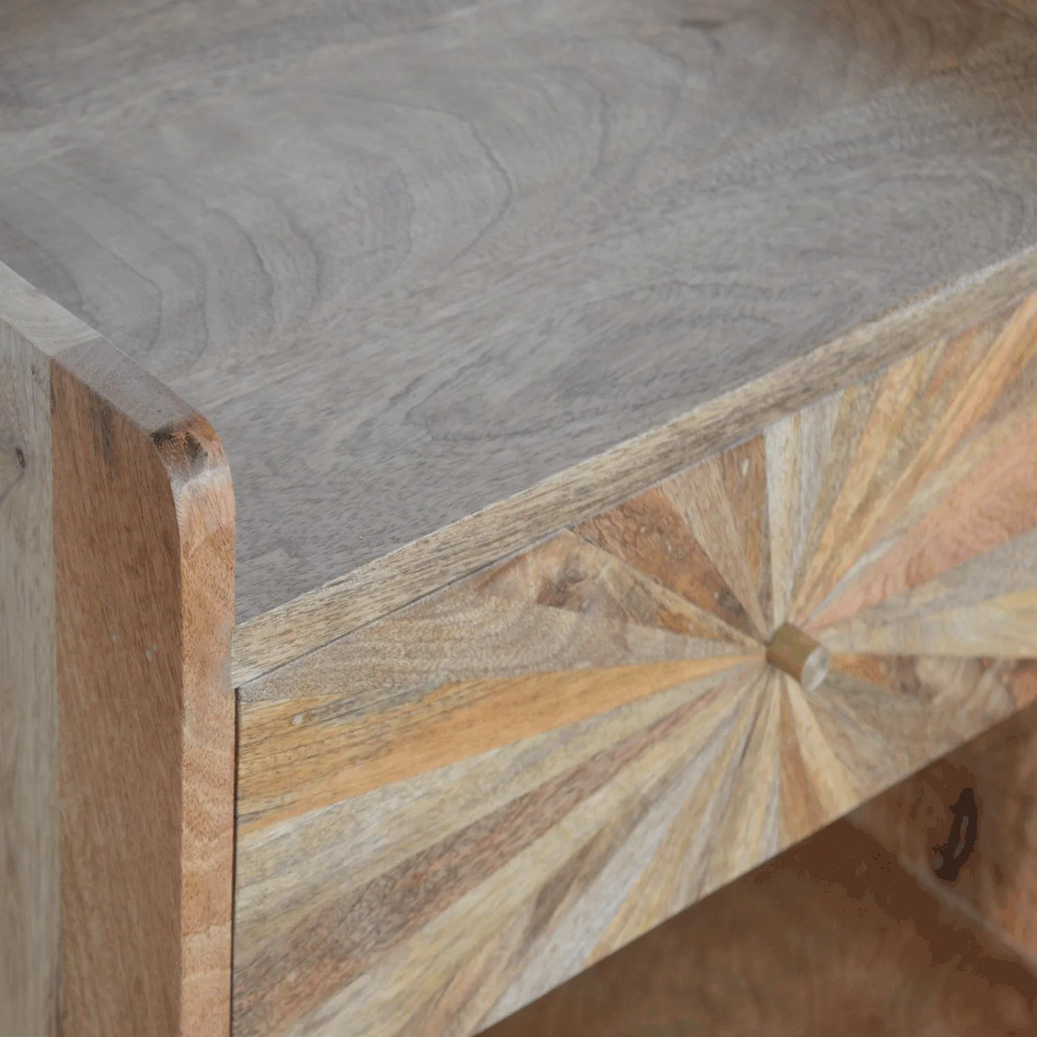 Binnel Sunrise Pattern 1 Drawer Bedside Table