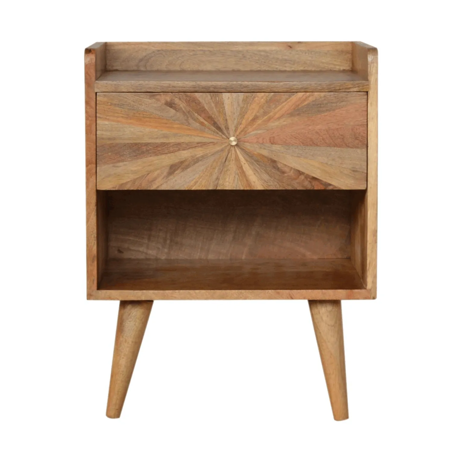 Binnel Sunrise Pattern 1 Drawer Bedside Table