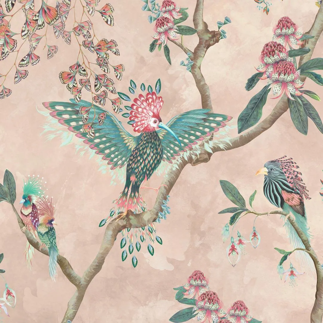 Birds In Paradise Wallpaper - Plaster - Brand Mckenzie