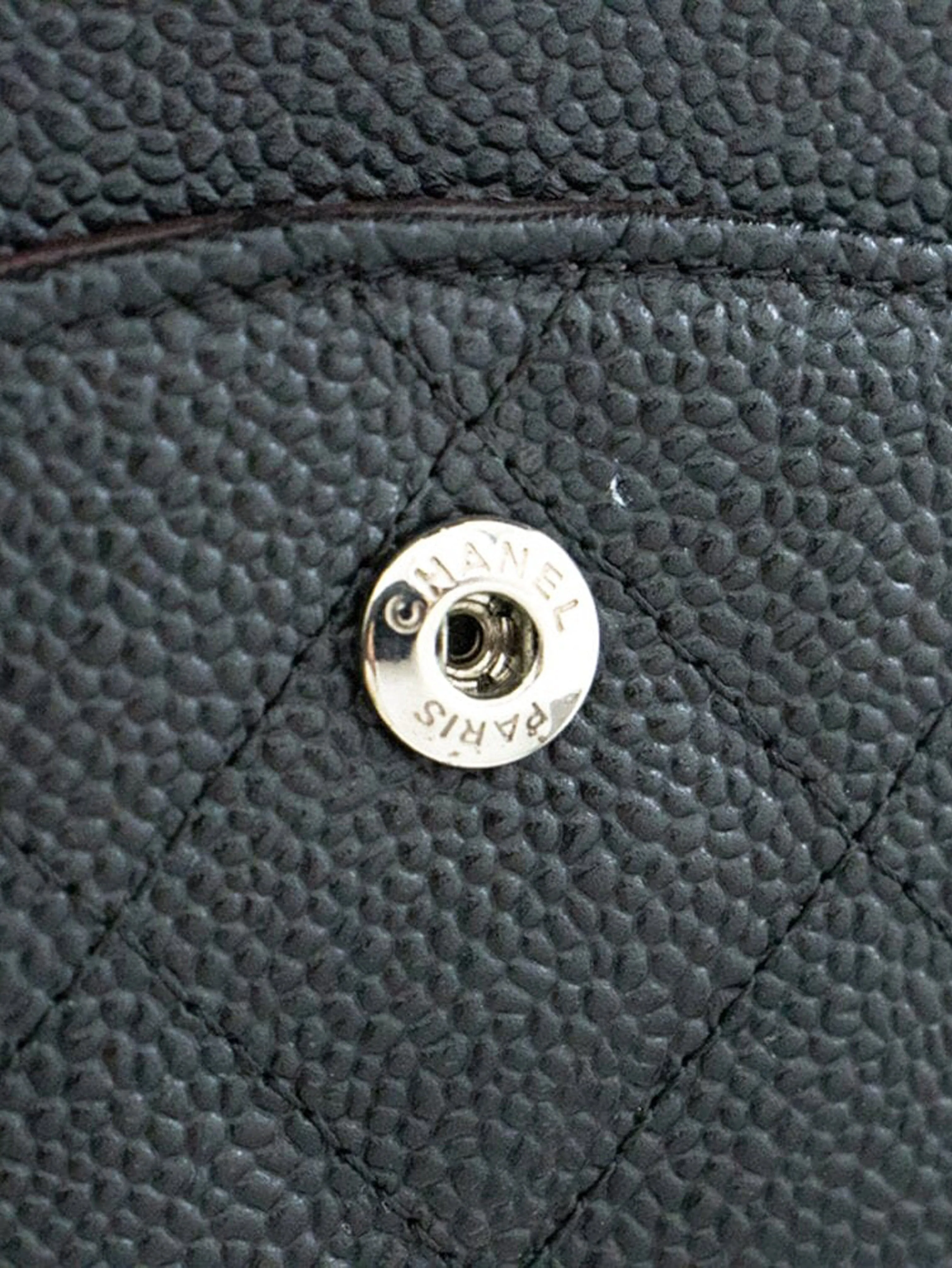 Black 2013 large caviar Classic Double Flap bag