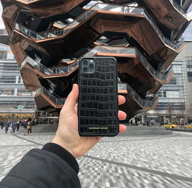 Black Croc iPhone 11 Pro Case