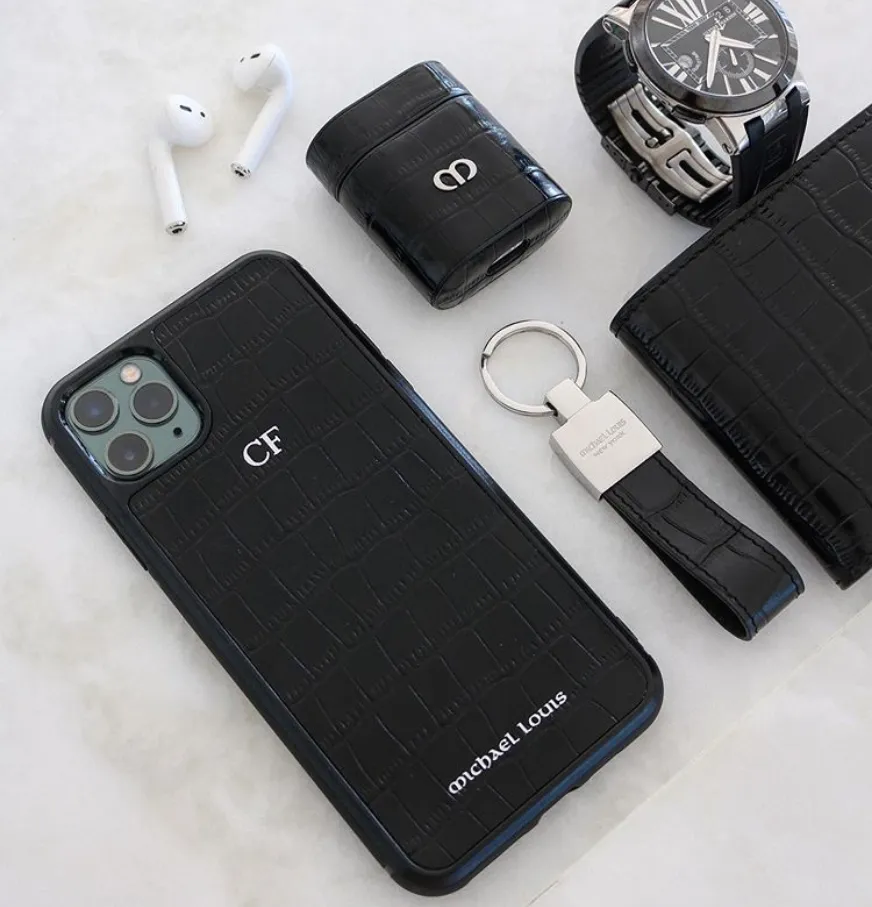 Black Croc iPhone 11 Pro Case