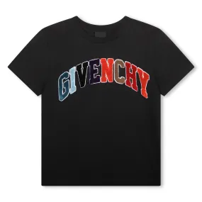 Black Multicolor Logo T-Shirt
