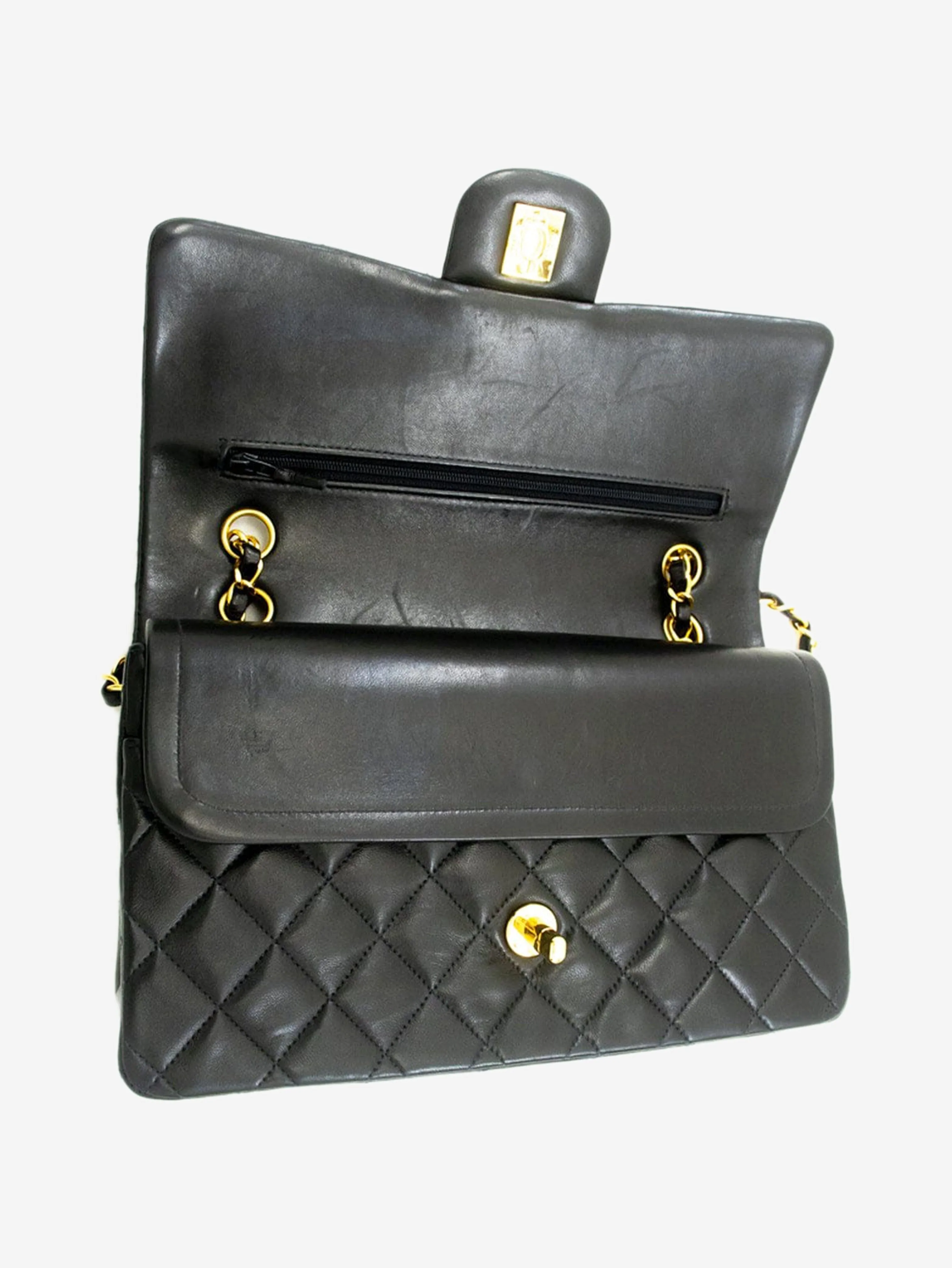 Black vintage 1996-97 medium Classic Double Flap bag