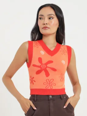 Bombay Sweater Vest in Rossini