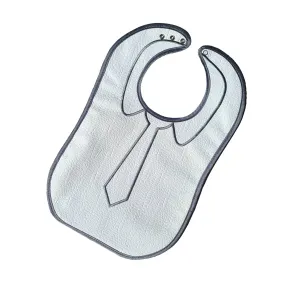 Boy/Girl Crocodile Patent Leather Bib