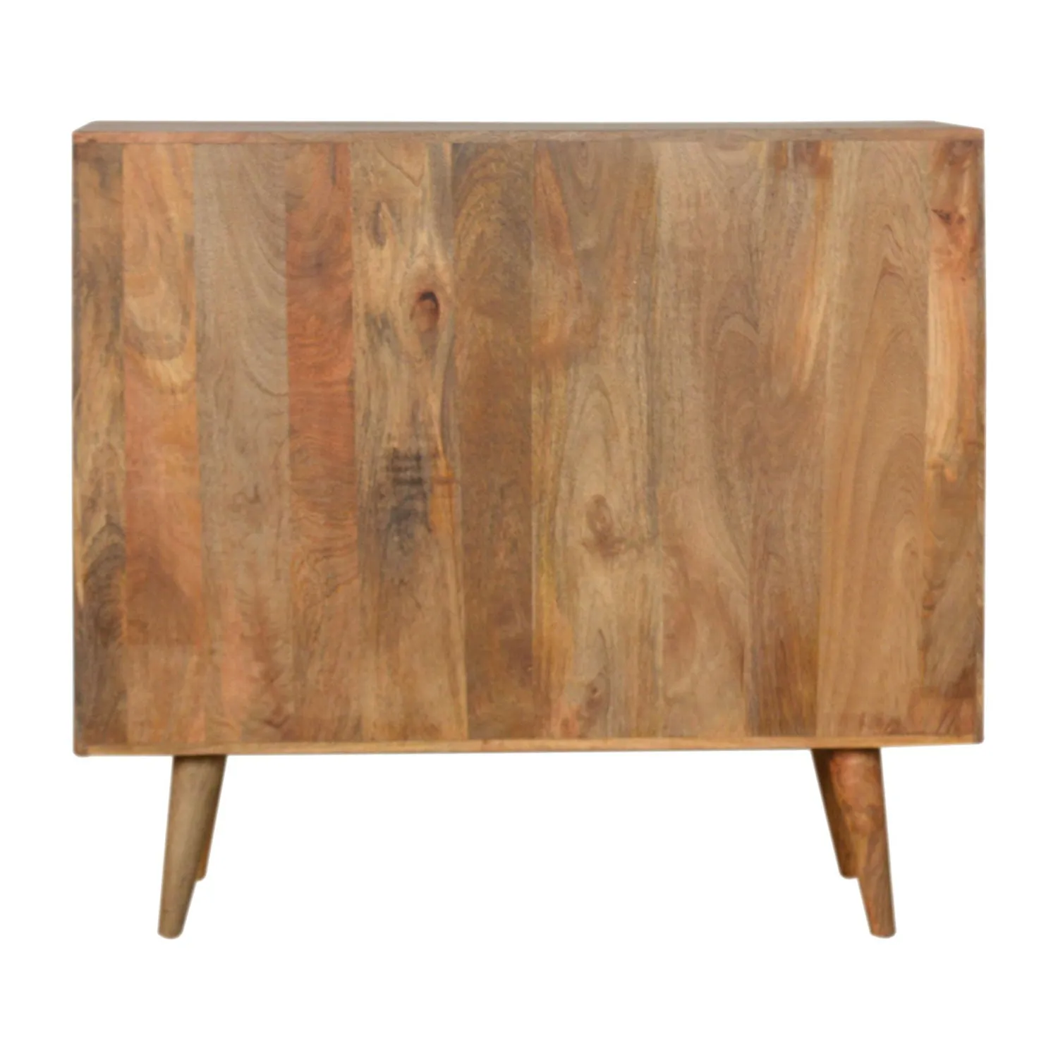Bristol Oak Finish Carved 3 Chest Of Drawers