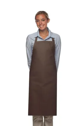 Brown Deluxe Butcher Adjustable Apron (No Pockets)