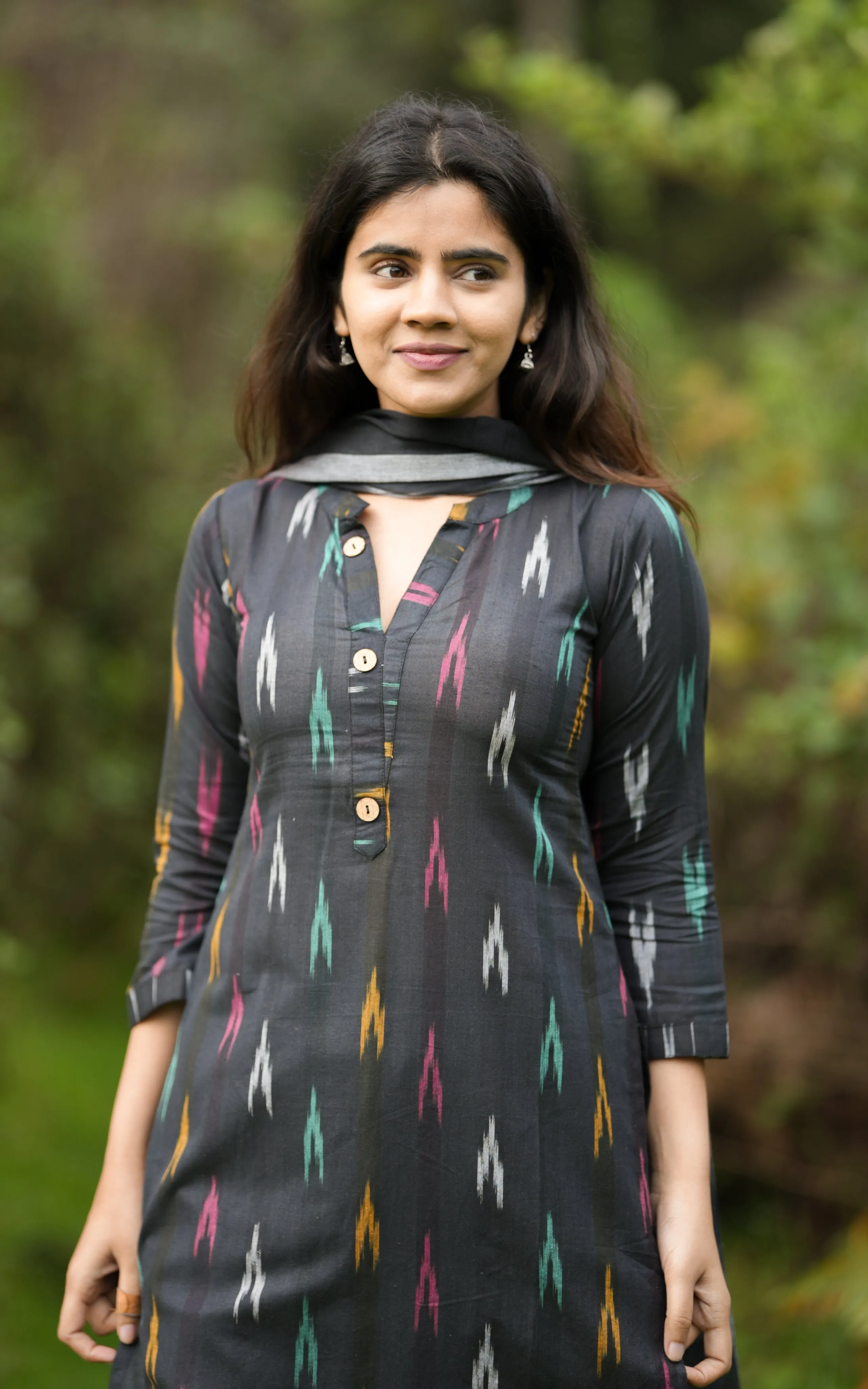 Chaindhavi Black (Kurti Pant Dupatta)