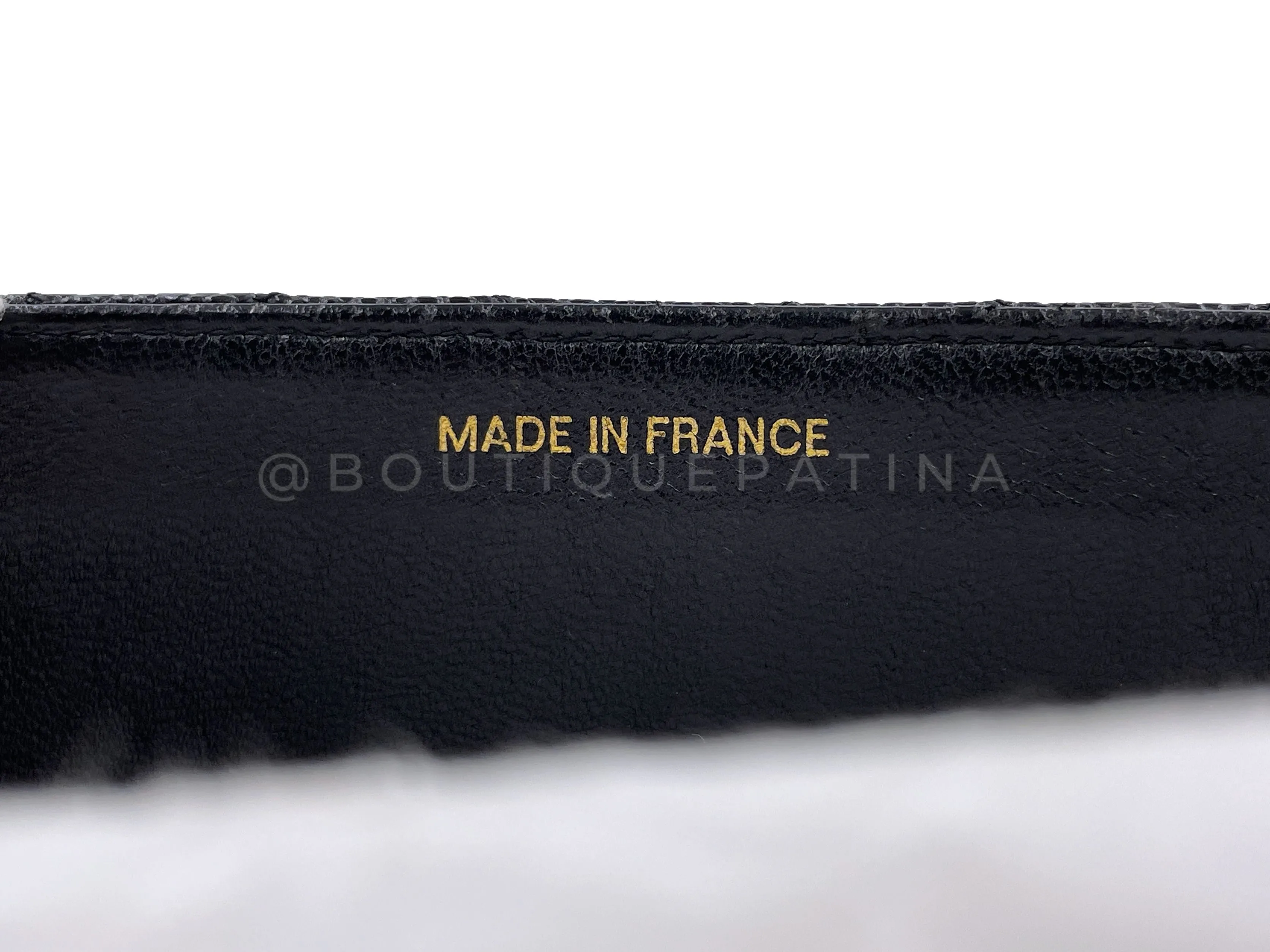 Chanel 1994 Vintage Black Caviar Jumbo Classic Flap Bag 24k GHW