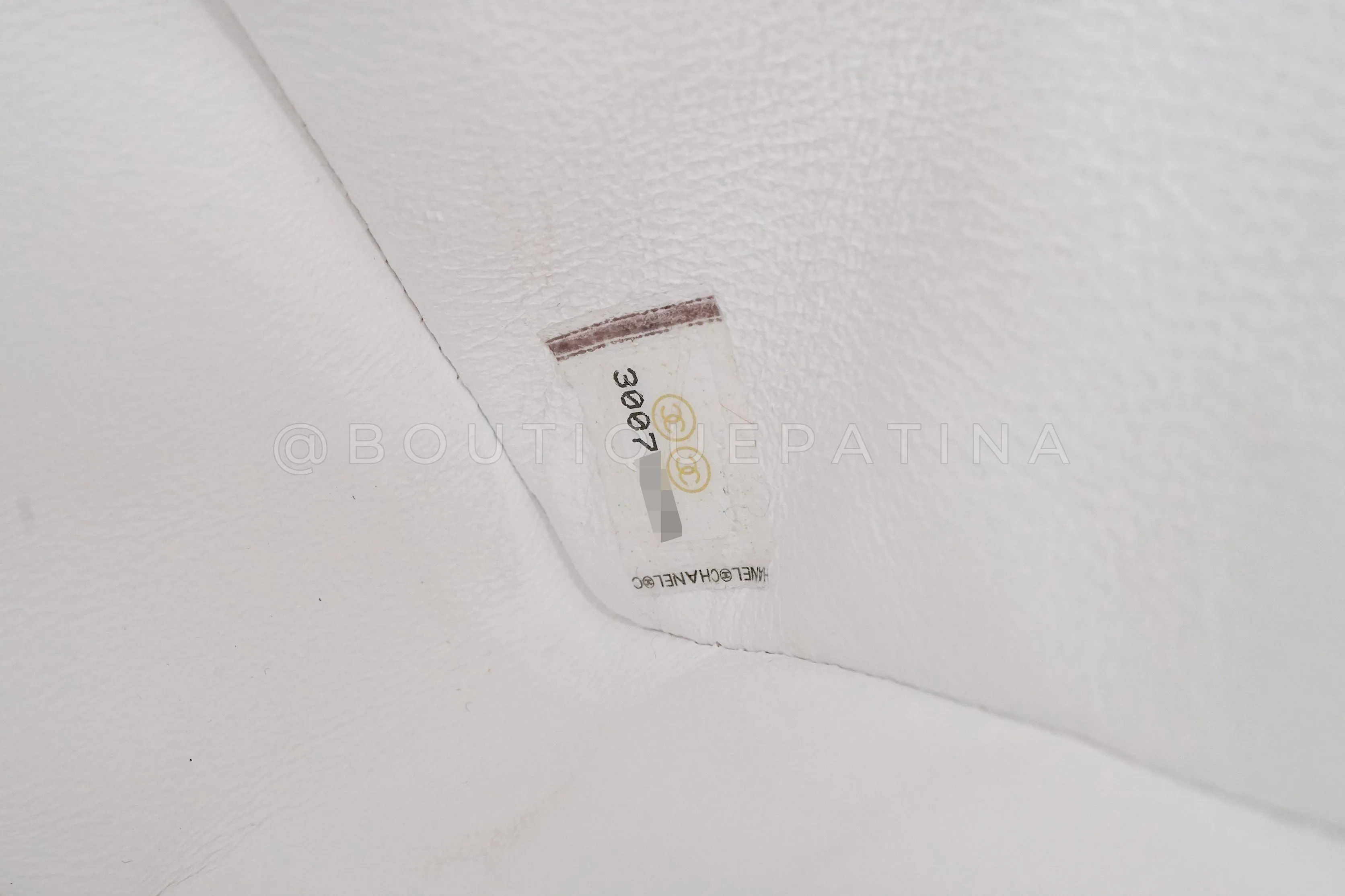 Chanel 20S Cream White Caviar Small Classic Double Flap Bag GHW