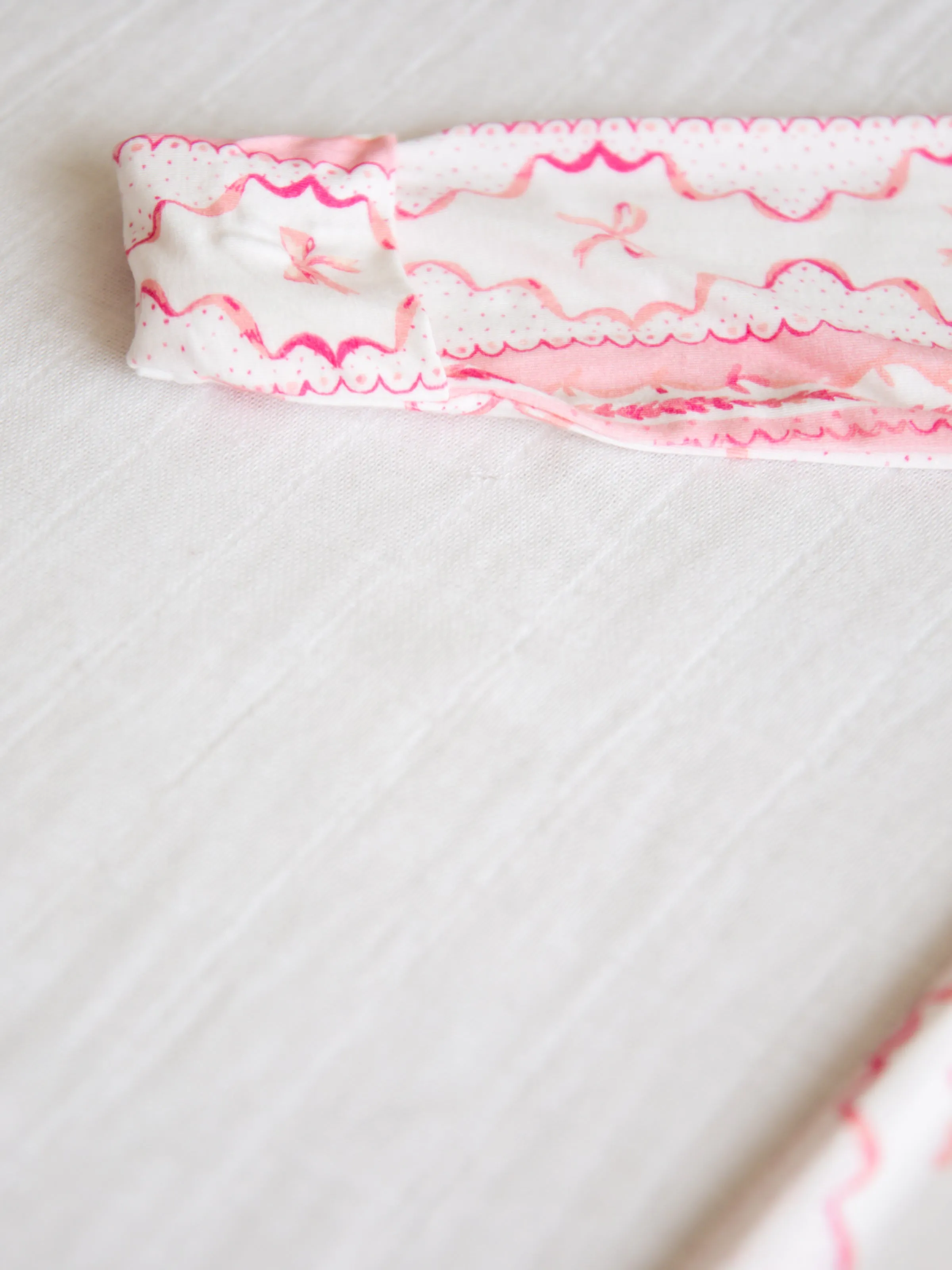 Cloud Layette - Pink Lace
