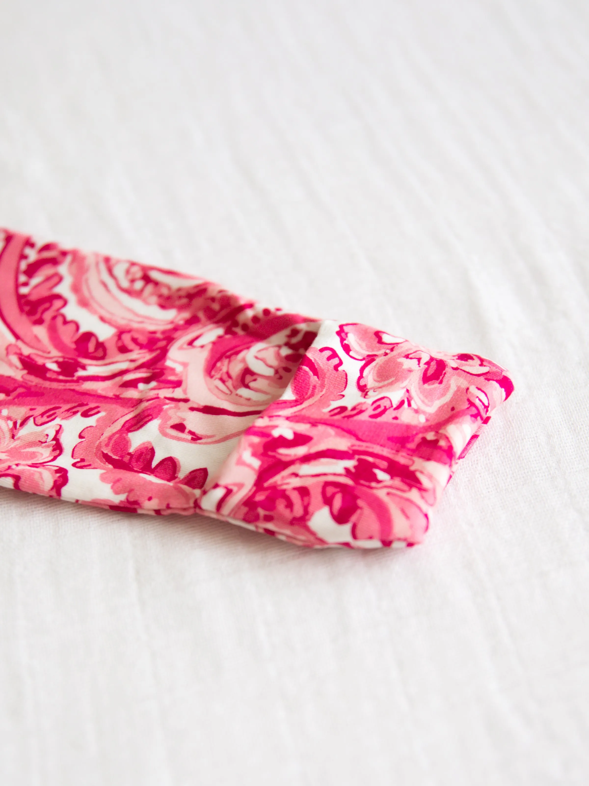 Cloud Layette - Pink Paisley