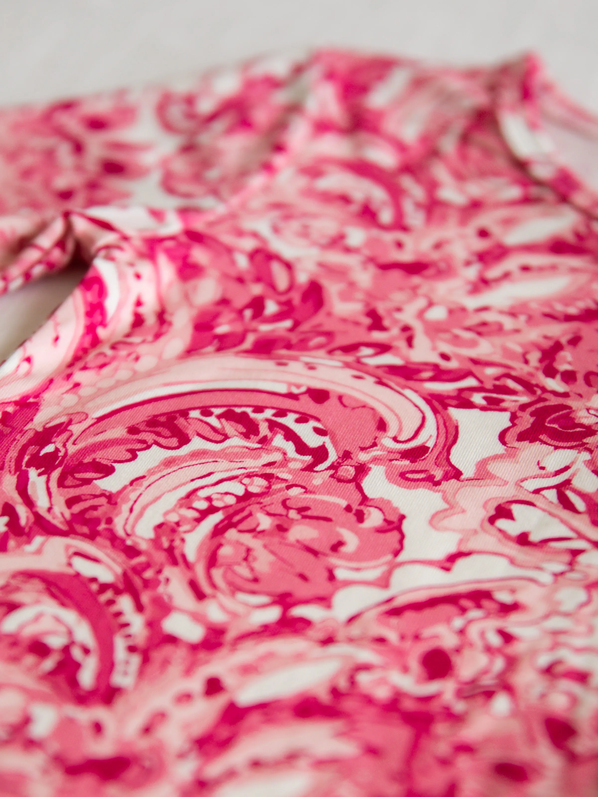 Cloud Layette - Pink Paisley