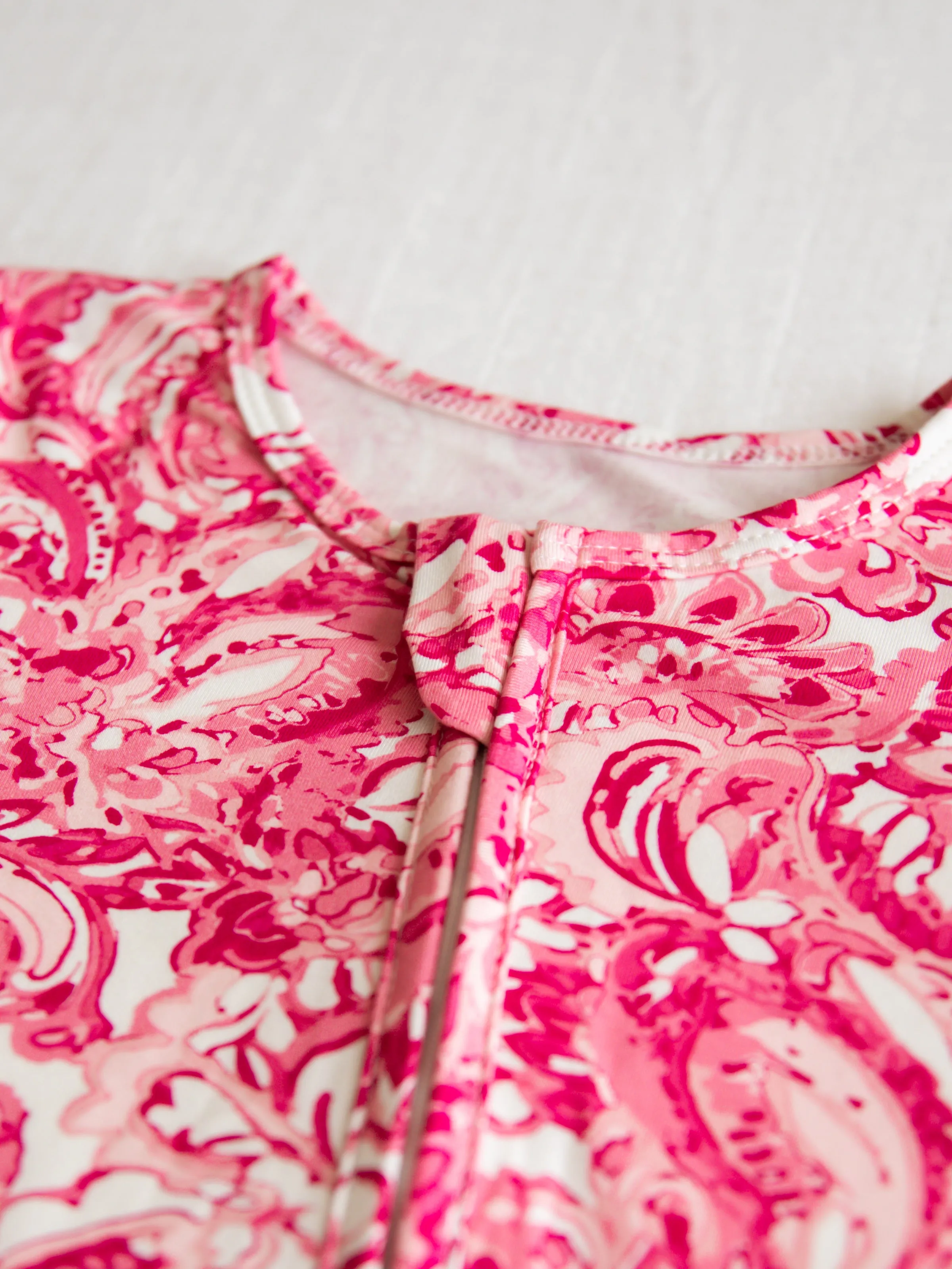 Cloud Layette - Pink Paisley