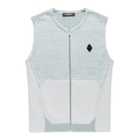 CONTRAST TECH KNIT VEST