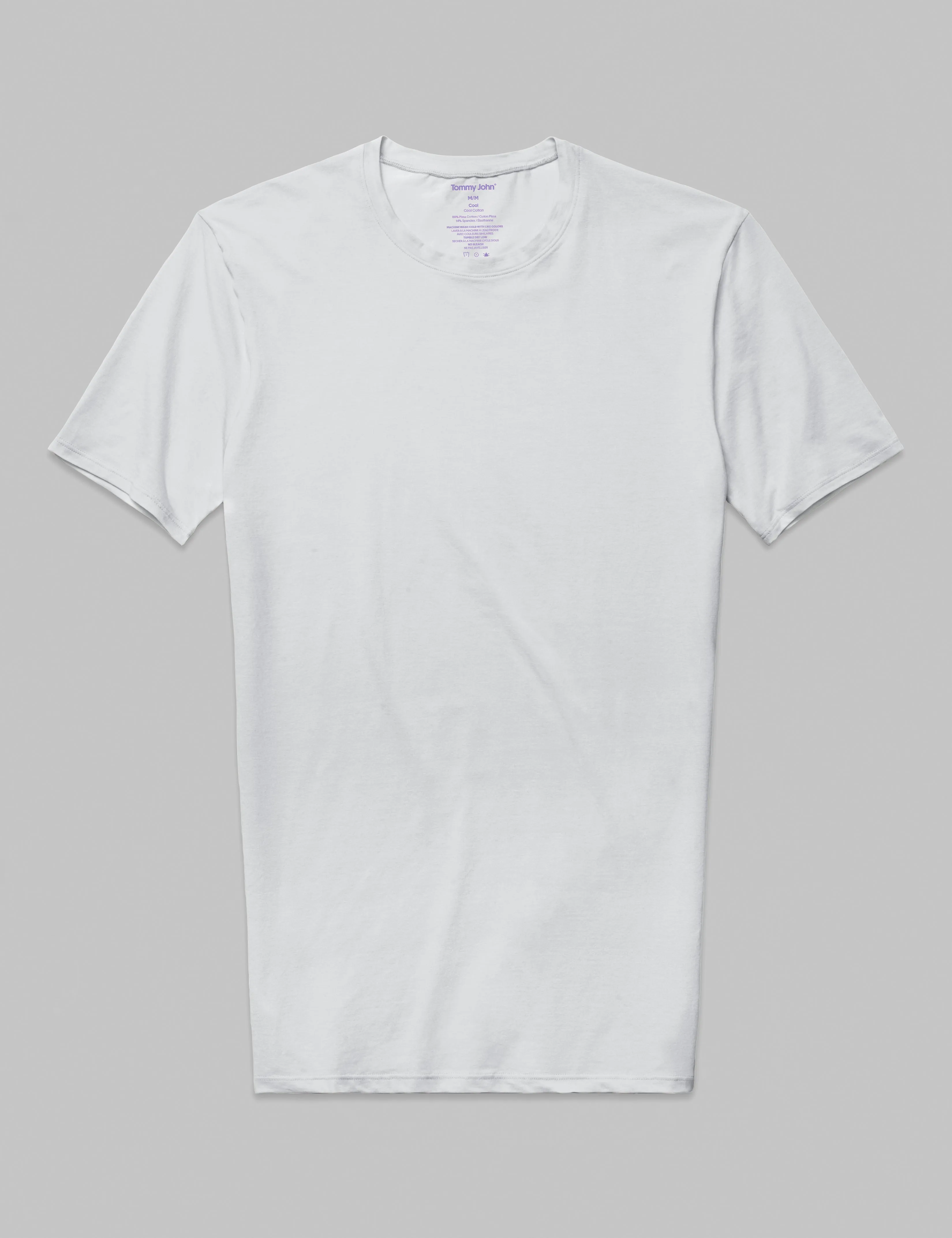 Cool Cotton Crew Neck Stay-Tucked Undershirt