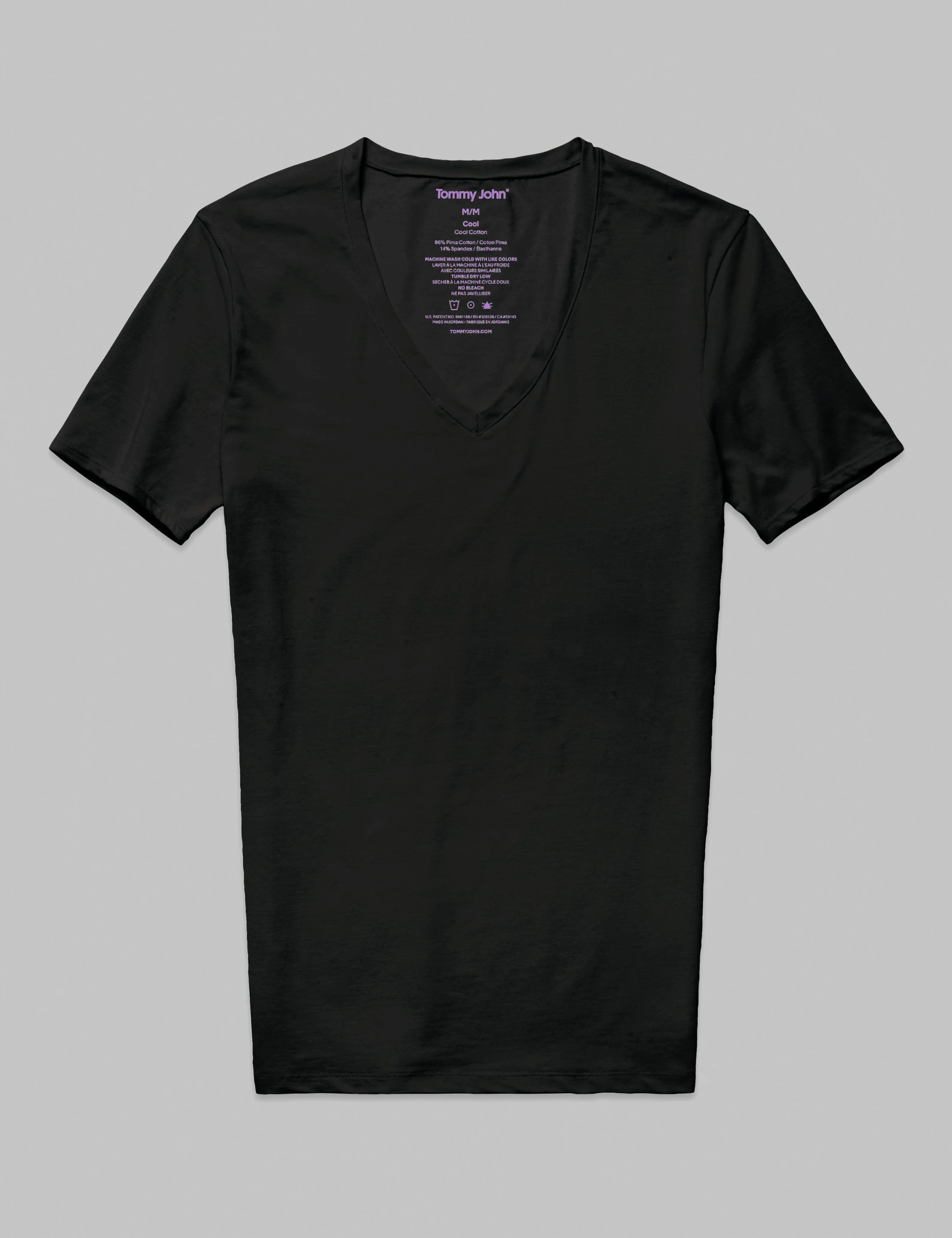 Cool Cotton Deep V-Neck Stay-Tucked Undershirt