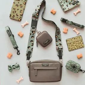 Dog Walking Bag Bundle - Khaki Leopard