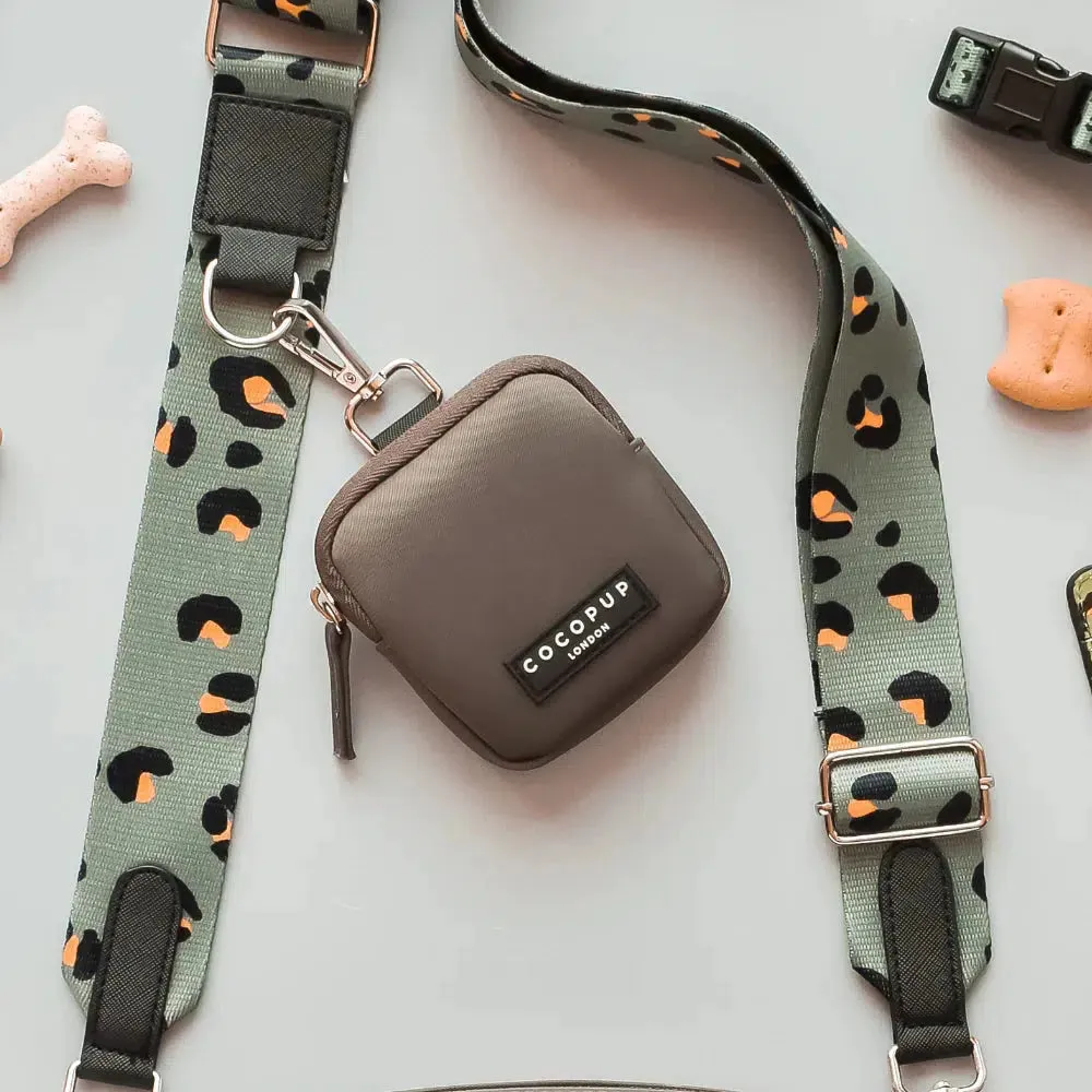 Dog Walking Bag Bundle - Khaki Leopard