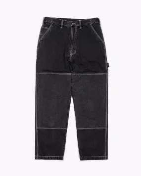 Double Knee Trouser - Black